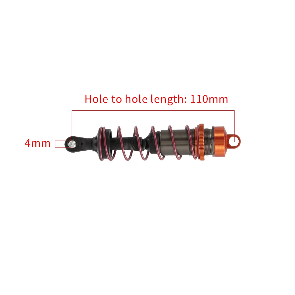 

2pcs RC Car 120mm Front Shock Absorber Damper Suspension for 1/8 JLB HSP HPI Redcat RC Cars Truck Buggy Parts