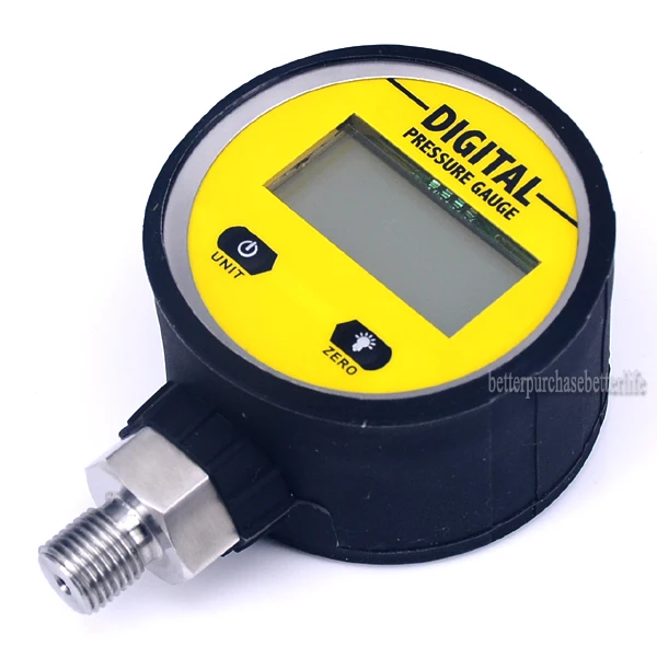 0 25Mpa NPT1/8 3V Digital Display Oil Pressure Hydraulic Gauge Pressure