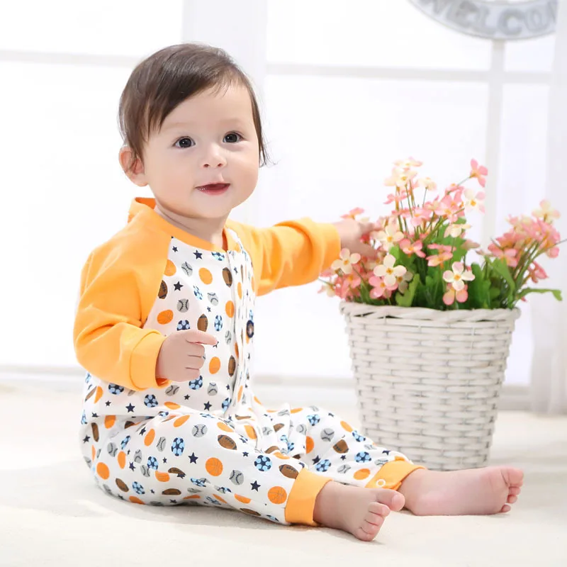 Baby Boys Rompers Newborn Boys and Girls Long Sleeve Jumpsuit Cute