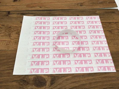 10 шт. один раз использовать различные цвета Тайвек запястье для мероприятий, Тайвек браслет, Тайвек бумага браслеты - Цвет: VIP Pink