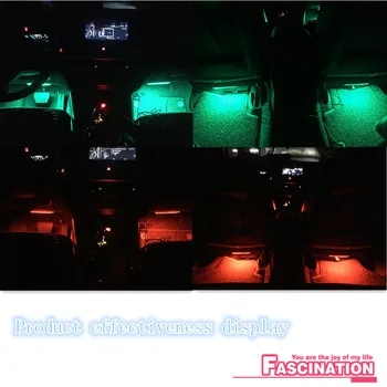 

2020 new hot Car RGB LED Strip Light auto parts for hyundai tucson 2017 logan 2 toyota aygo pajero sport c-hr mitsubishi colt