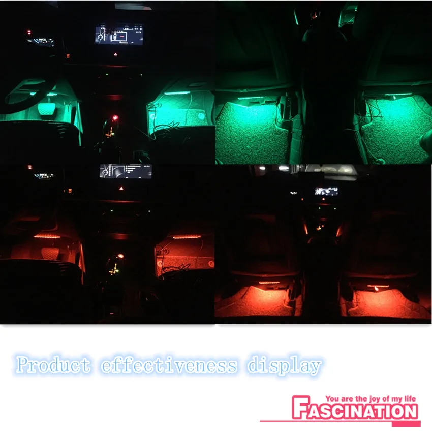 Peças de Automóvel para Mitsubishi Acessórios do Carro Novo Carro Quente Led Tira Luz Lancer 10 Hyundai Acento Suzuki Ltz 400 Mazda Cx7 2020 Rgb