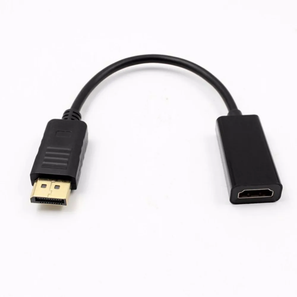 كامل هد 1080 وعاء ديسبلايبورت DP ذكر الي HDMI انثي مهائي كابلات عرض ميناء محول ل أبل سامسونج حصان/ديل بروجكتور محمول