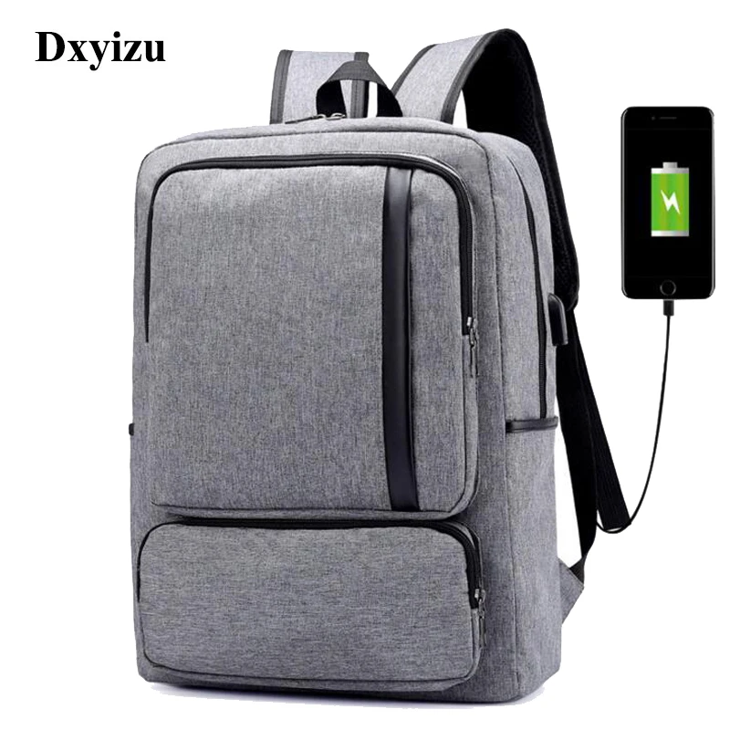 

Casual Travel Male USB Charge Backpack for Teenagers School Work Backpack for Men Women Office Laptop Tablet Shoulder Bag Pack