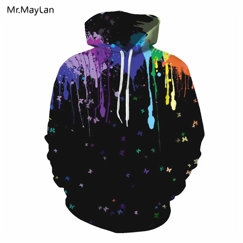 

Hipster 3D Print Colorful Oil Painting Jackets Men/Women Hiphop Streetwear Sweatshirts Hoodies Boys Tracksuits Clothing Harajuku