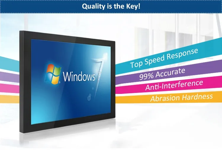 19 "Промышленная Водонепроницаемость openframe емкостный проективный сенсорный монитор