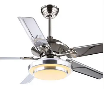 

Ceiling fan lights modern minimalist restaurant living room 52inch 48 inch remote control fan ceiling lights LED four light
