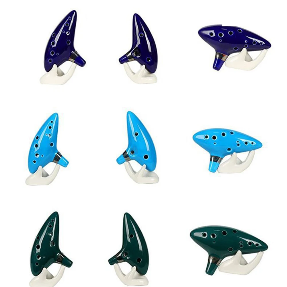 

Ocarina 12 Holes Zelda AC Key Ceramic Musical Instrument Gift Professional For Beginner C55K Sale