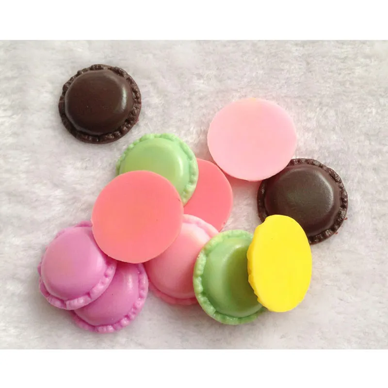 

20PCS/LOT Fake Sweet Macrons cake for DIY Decoration PVC crafts imitation macaroon model Simulation parts accessories #DIY039
