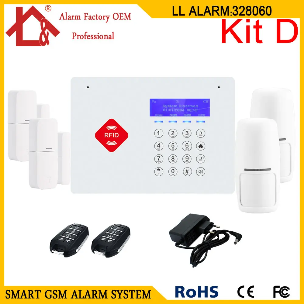 

APP Control RFID Wireless Security House Home GSM Alarm System