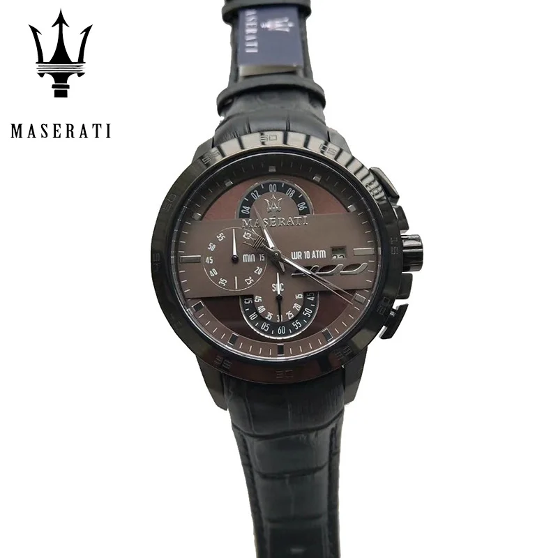 

Maserati Luxury Watch Men Leather Watch Band Business Waterproof Wrist Watch Fashion Leisure Men Quartz Watch R8853453003