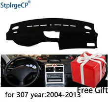 Per Peugeot 307 2004-2013 cruscotto tappetino pad di Protezione Ombra Cuscino Pad interni sticker car styling accessori