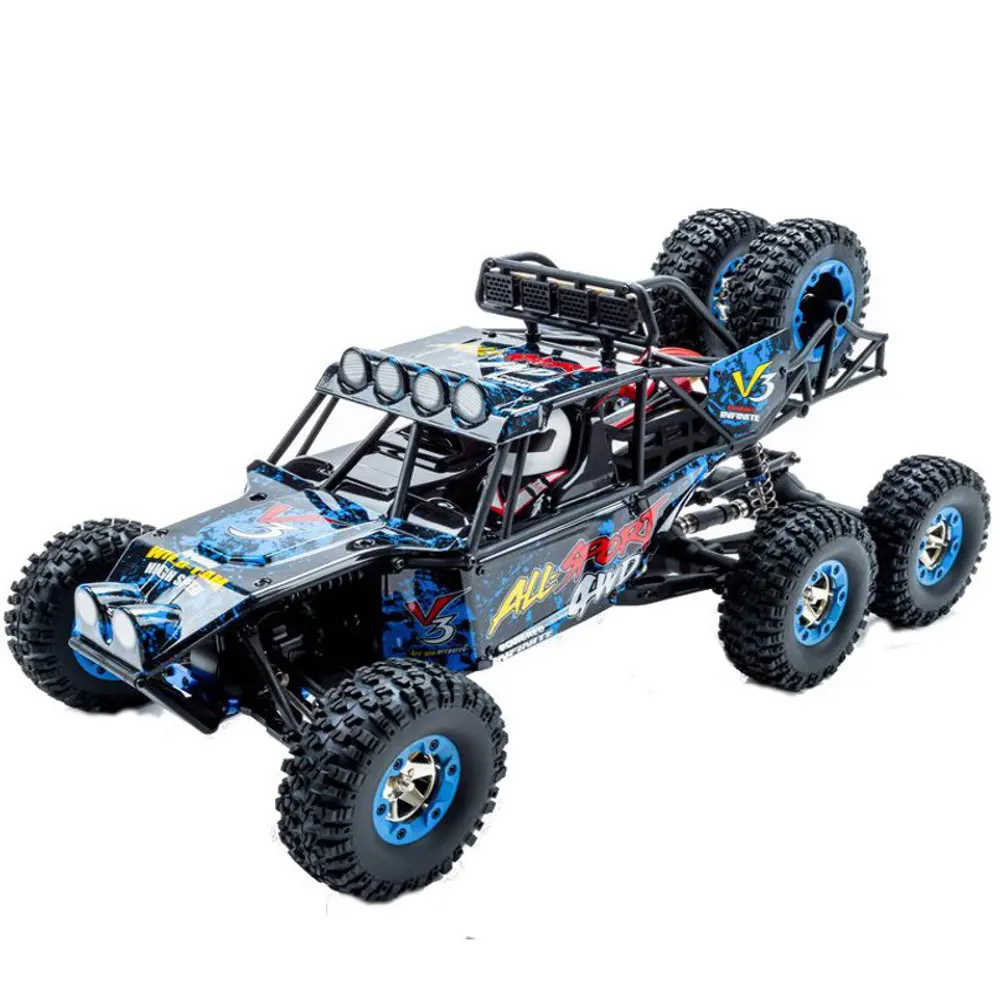 Wltoys 12628 1/12 2.4G 6WD RC Car 550 Brushed 40km/h Rock Crawler With LED Light RTR Toy Boys Birthday Gift