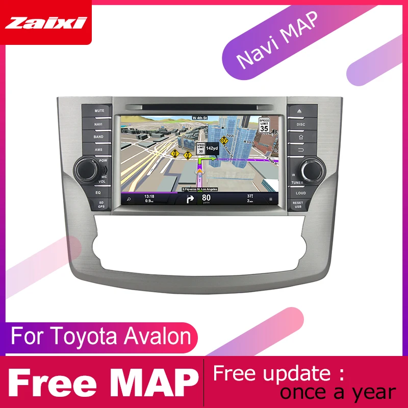 Perfect ZaiXi 2 DIN Auto DVD Player GPS Navi Navigation For Toyota Avalon 2010~2013 Car Android Multimedia System Screen Radio Stereo 2