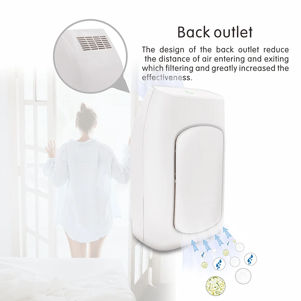 Electric Smart Dehumidifier Dry Air Moisture Remover Auto Shut-off 700ml Mini Air Dryer Electric Drying Machine