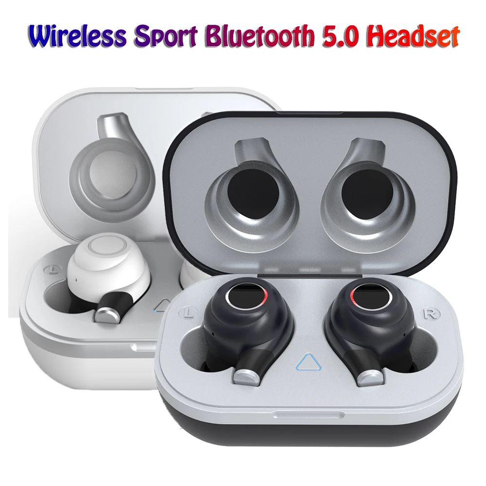 

S6 TWS True Wireless Bluetooth 5.0 Earphones Stereo Mini Earphone Sport Earbuds Bluetooth Headset with Microphone Charging Case