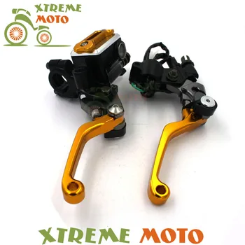 

Billet Brake Lever Master Cylinder + Cable Clutch Perch For Suzuki RM85 125 250 RMZ250 450 RMX250 DR250 DRZ400 S SM DR650 Enduro