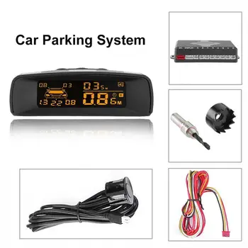 

One set Car styling Full Digital Distance Display Reversing Radar LCD Car Parking Sensor Kit A10 With 4/6/8 Probe Parking Sensor