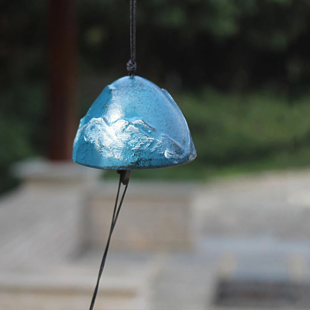 Home Garden Hanging Bell Iron Wind Chimes Blessing Good Luck Health