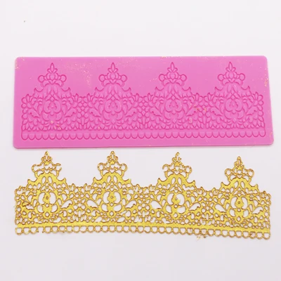 

DIY Sugar tool vintage fondant cake mold silicone lace mat