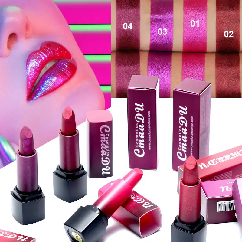 Glitter Matte Velvet Lipstick Waterproof Long-lasting Lip Gloss Diamond Shimmer Lipgloss Sexy Lips #01 3