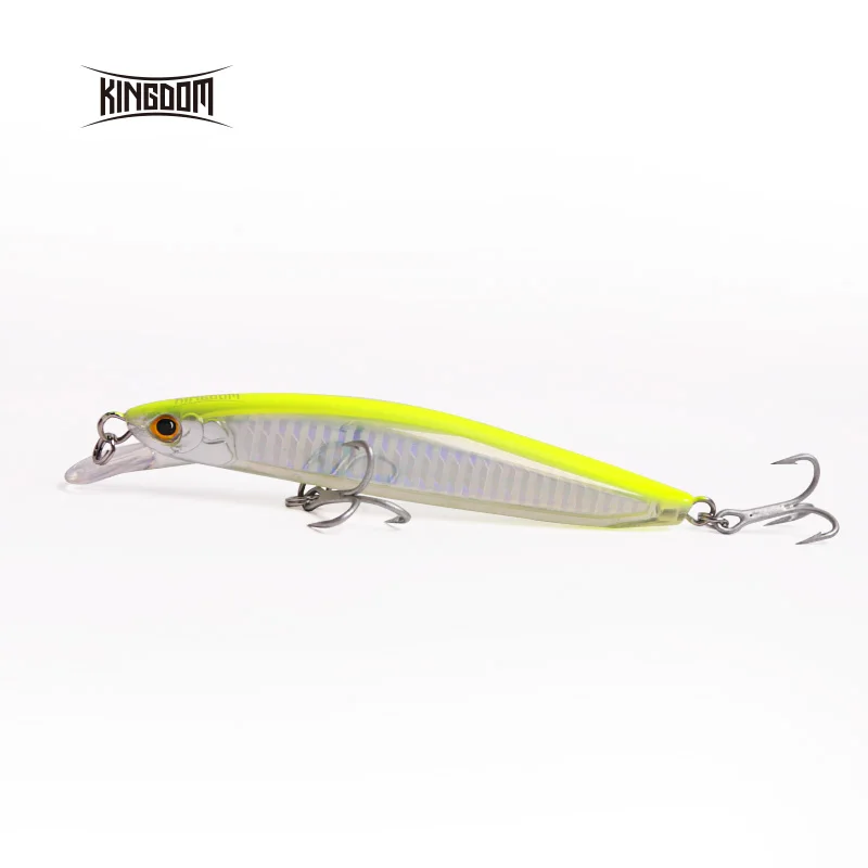 Kingdom Fishing Hard Lure Floating Bait Jerkbait Minnow New Arrival Bass Fishing 120mm 23g, 130mm 30g Strong Hooks Model 7502