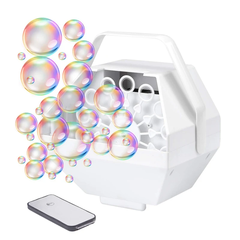 

Bubble Machine Automatic Bubble Blower Remote Control Party Birthday Wedding Bubble AC 220V Bubble Maker