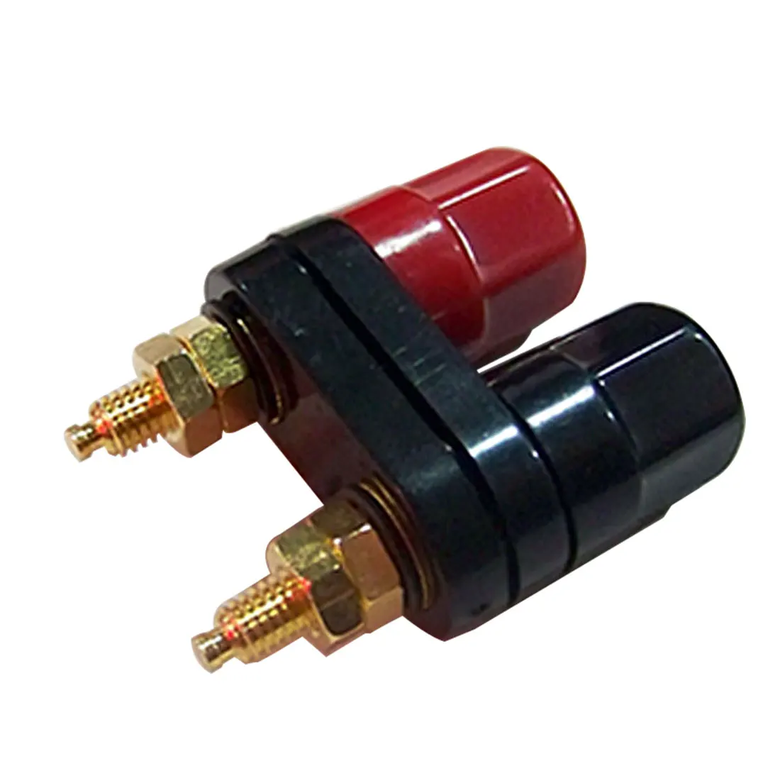 Top Selling Quality Banana Plugs Couple Terminals Red Black Connector Amplifier Terminal Binding Post Banana Speaker Plug Jack