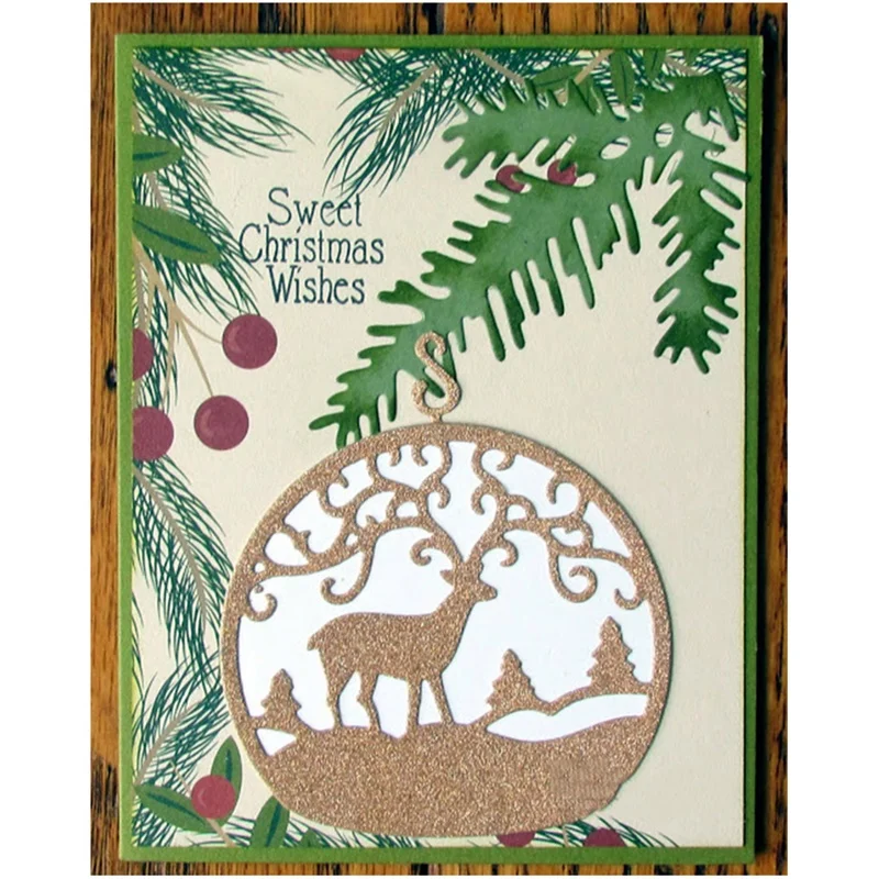 

Naifumodo Reindeer Frame Metal Cutting Dies For Scrapbooking New 2019 Die Cuts Card Making Album Embossing Crafts Dies