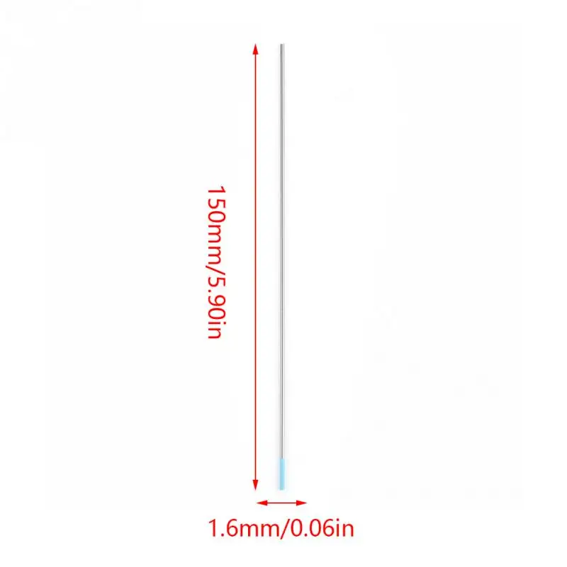 10 шт. коробка WL20 вольфрамовый электрод Профессиональный Tig Rod 2,0 Lanthanated для сварочного аппарата - Цвет: 1.6mmx150mm