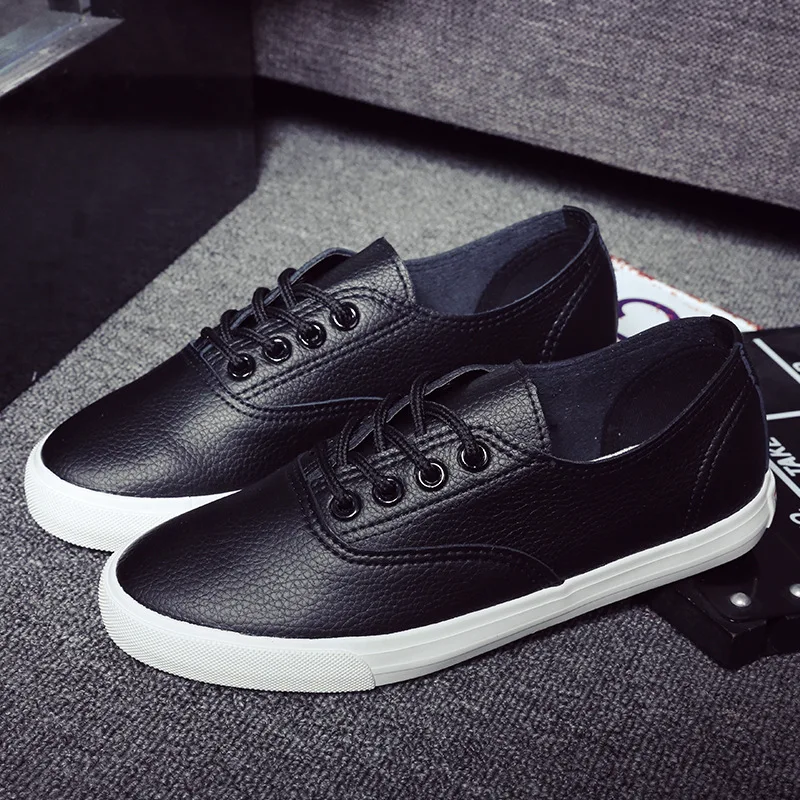 

2019 Wholesale 2017 new Korean version of the casual flat white canvas shoes women's lace-up shoes KAINC