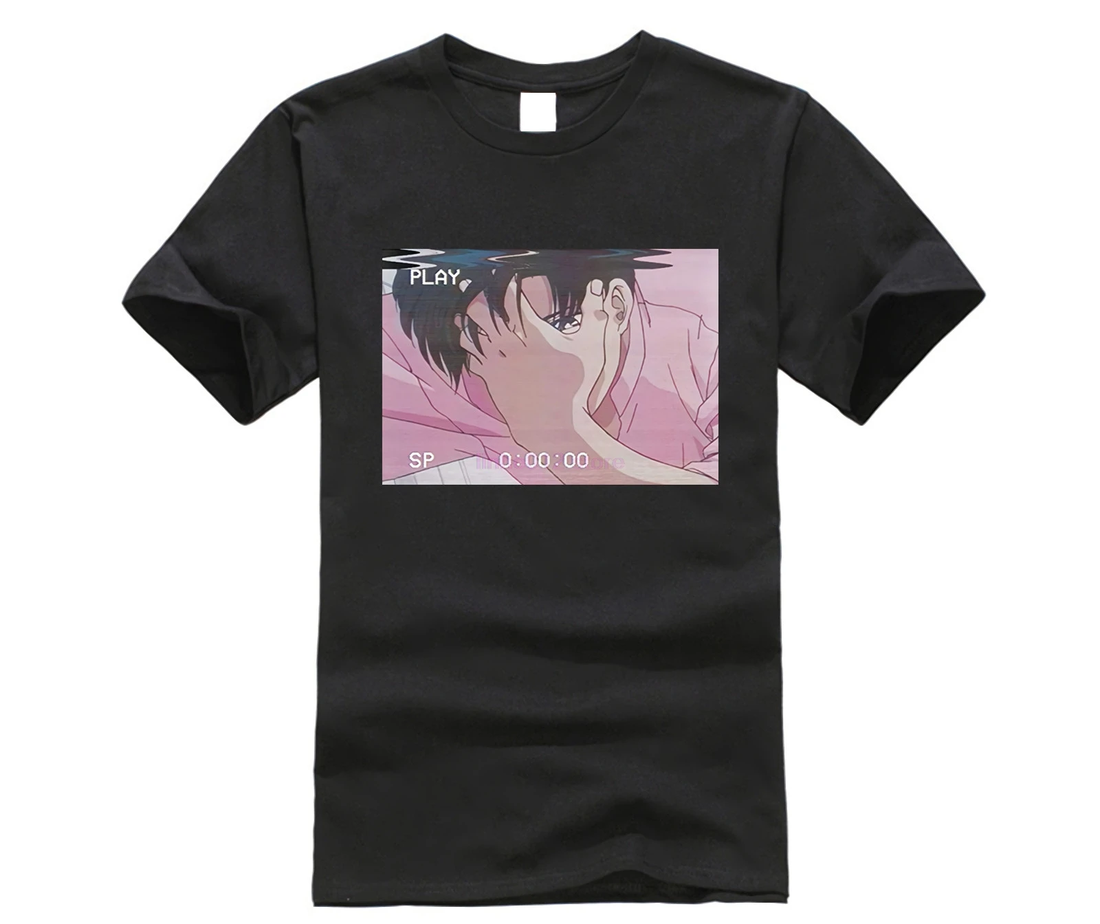

Retro Anime Sad Boy Vaporwave T-Shirt