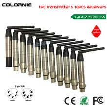 DHL Новинка, 5Pin 2,4G DMX512 DJ Беспроводной передатчик и приемник освещение Управление клуб KTV