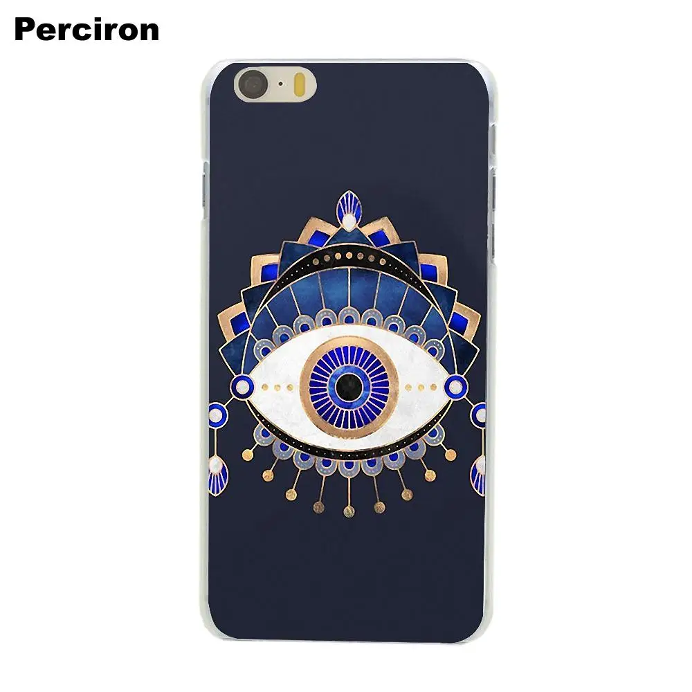 Perciron сглаза для Apple iPhone 4 4S 5 5C SE 6 6S 7 8 Plus X LG G3 G4 G5 G6 K4 K7 K8 K10 V10 V20