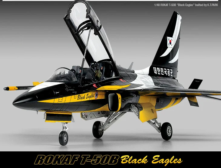 

ACADEMY 12242 1/48 Scale ROKAF T-50B Black Eagles Plastic Model Building Kit