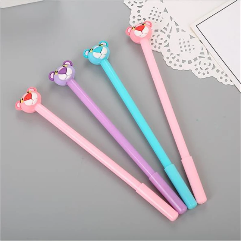 

1Pc 0.5mm Kawaii Cute Three-dimensional bear Gel Pen Lovely Creative Writing Tools Student School Office Supply Stationery