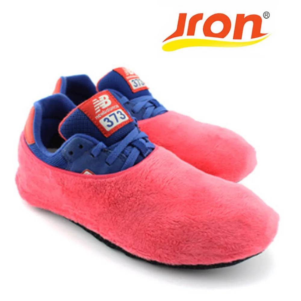 Jron 10 Pairs Lint Fabric Shoes Cover Solid Color Indoor Dust Proof Overshoes  Wear-resistant Reusable Shoes Cover Indoor 