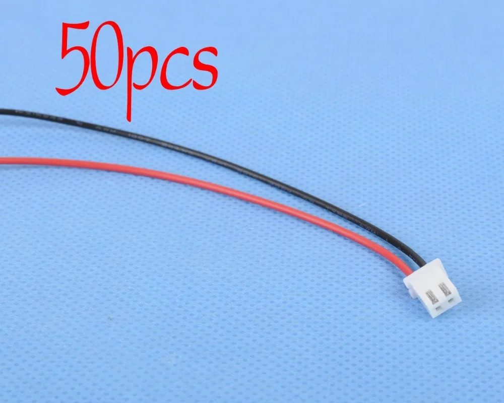 

50pcs/ lot, XH2.54-2p with line leader single head line with straight needle socket 12 cm long