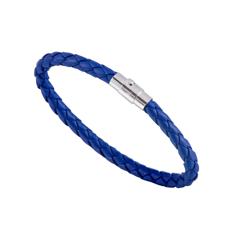 Мужской кожаный браслет дружбы черный в стиле панк 2018|leather bracelet|friendship braceletsblack leather