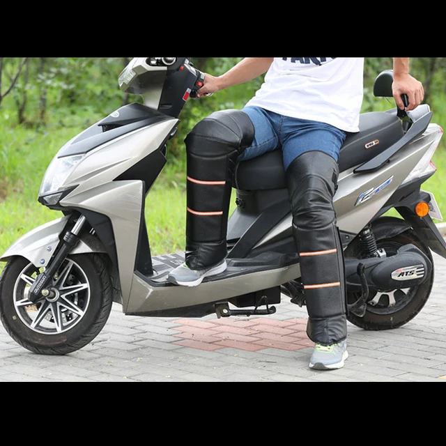 Electric Motorcycle Gear Kneepad Wind Cold Thick Warm Winter Cycling Electric Motorcycle Gear Kneepad Wind Cold Thick Warm Winter Cycling And Lengthen Leggings