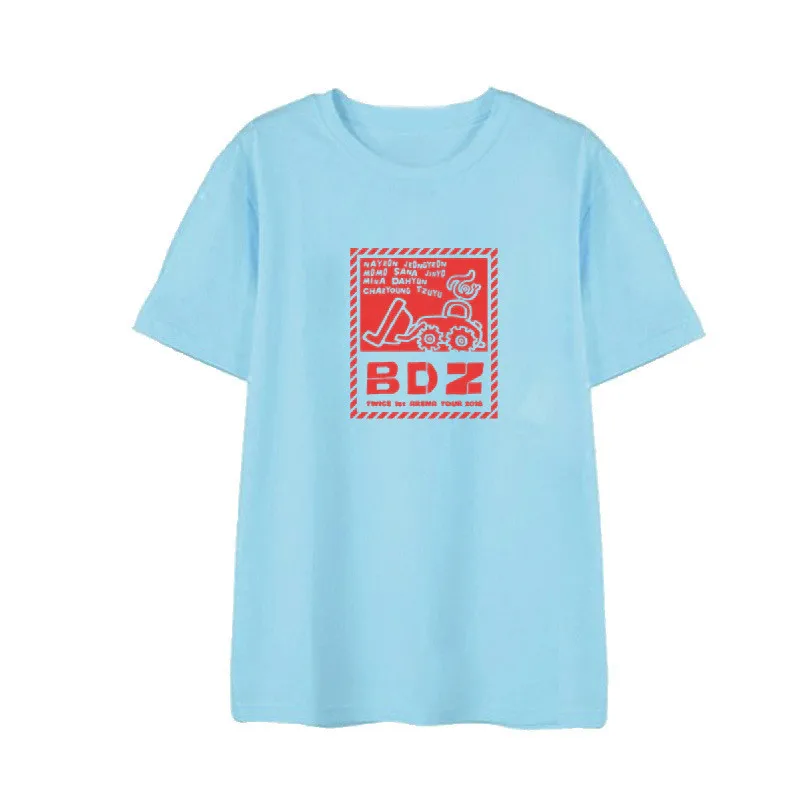 Kpop дважды BDZ Япония 1st альбом рубашки для мальчиков в стиле хип хоп Повседневная