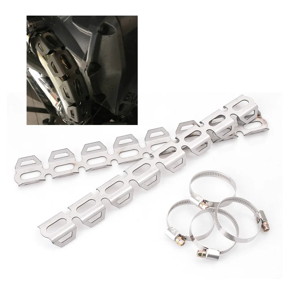 

Motorcycle Exhaust Header&Pipe Guards Prorect Cover For BMW F800GS F700GS F650GS Stainless Steel Motorbike Parts