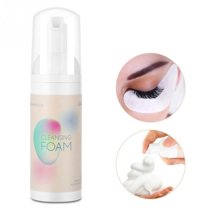 60ml Eyelash Glue Extension Professional Individual Eyelash Cleansing