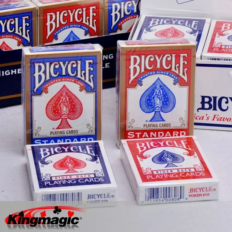 bicycle poker 1 pcs price red or blue magic regular playing cards standard playing card size