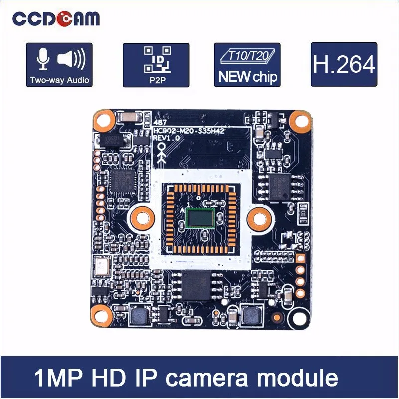 CCDCAM Cheap board camera module 1.0MP IP module with new High speed