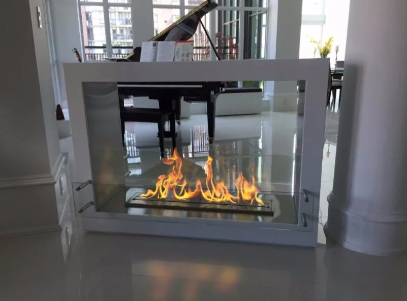 on sale 18'' bio ethanol fireplace with stainless steel burner 3Lin