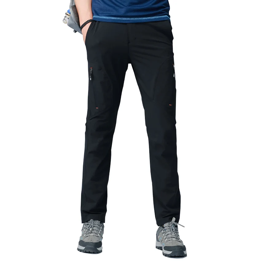 Mountainskin hombres del verano al aire libre de secado rápido respirable impermeable pantalones Trekking Camping escalada senderismo MA172
