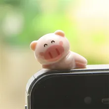 CatXaa Cartoon Animal 3.5mm Earphone Dust Plug Bear Pig Panda 3.5 AUX Audio Port Jack Stopper for Notebook Mobile Phone Huawei