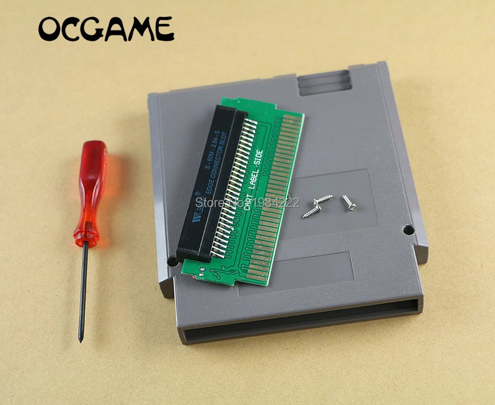 

OCGAME Adapter Converter 60 Pin to 72 Pin with CIC chip installed For NES Console System with Cartridge case and screwdriver