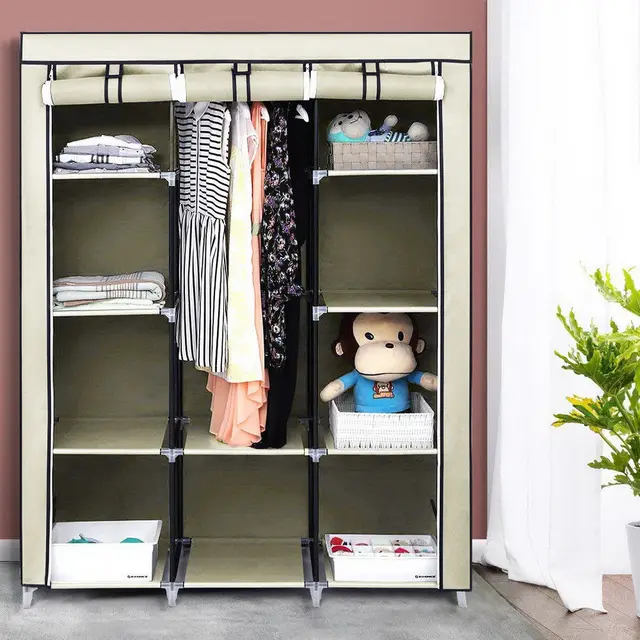 Aliexpress 4 Tiers 10 Cube Portable Wardrobe Closet 4 Tiers 10 Cube Portable Wardrobe Closet Organizer Clothes Waterproof Fabric Storage Only Ship To Us